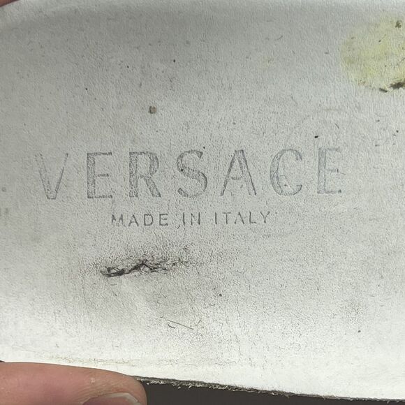 Versace Spring 2015 Sneakers Men’s 10 US, 43 EU‎ Yellow Pink Leather Zip Strap main image 13